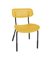 Стул Sheffilton SHT-S85PB-1 желтый/желтый/черный муар