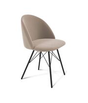 Стул Sheffilton SHT-ST35/S37 латте/черный муар