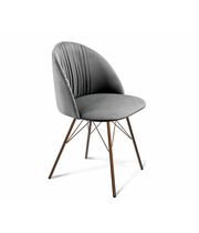 Стул Sheffilton SHT-ST35-1/S37 угольно-серый/медный металлик