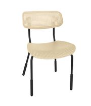 Стул Sheffilton SHT-S85PB-1 бежевый/бежевый/черный муар