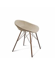 Стул Sheffilton SHT-ST19-SF2/S37 ванильный крем/медный металлик