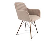 Стул Sheffilton SHT-ST38-1/S37 латте/медный м..