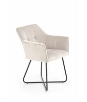 Стул HALMAR K377 бежевый/черный