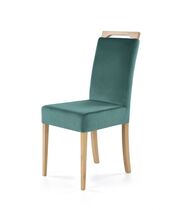 Стул HALMAR CLARION Monolith 37 зеленый/дуб медовый