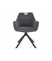 Стул SIGNAL REMO Brego 07 серый/черный