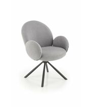 Стул HALMAR K498 серый/черный