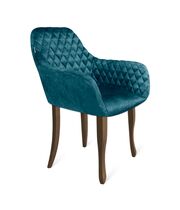 Стул Sheffilton SHT-ST38/S122 тихий океан/темный орех/черный муар