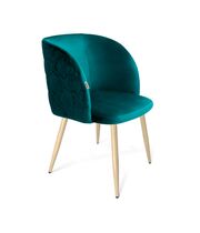 Стул Sheffilton SHT-ST33-1/S95-WH альпийский бирюзовый/прозрачный лак/черный муар