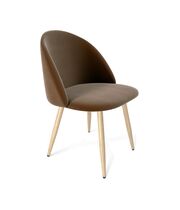 Стул Sheffilton SHT-ST35/S95-W кофейный ликер/прозрачный лак/черный муар