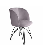 Стул Sheffilton SHT-ST33/S112 сиреневая орхидея/черный муар