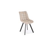 Стул HALMAR K549 бежевый/черный..