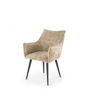 Стул HALMAR K559 бежевый/черный