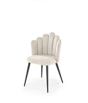 Стул HALMAR K552 бежевый/черный