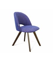 Стул Sheffilton SHT-ST34/S39 синий мираж/тёмный орех