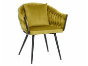 Стул SIGNAL NUVO Velvet Bluvel 68 карри/черны..