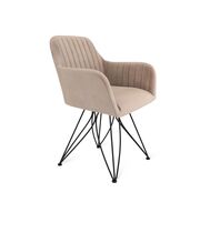 Стул Sheffilton SHT-ST38-1/S113 латте/черный муар