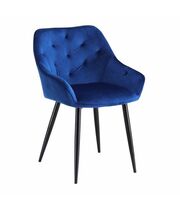 Стул HALMAR K487 темно-синий/черный