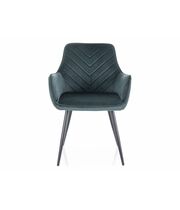 Стул SIGNAL FIG Velvet Bluvel 78 зеленый/черный