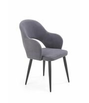 Стул HALMAR K364 серый/черный