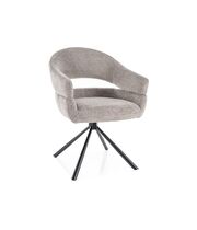 Стул SIGNAL BORGO Raven 07 серый/черный, поворотный