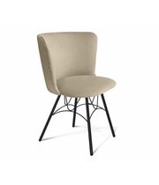 Стул Sheffilton SHT-ST36/S100 ванильный крем/черный муар