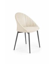 Стул HALMAR K357 бежевый/черный