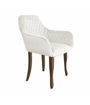 Стул Sheffilton SHT-ST38/S122 зефирный/темный орех/черный муар