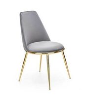 Стул HALMAR K460 серый/золотой