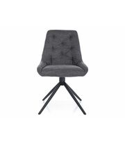 Стул SIGNAL ASTI Brego 18 серый/черный