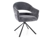 Стул SIGNAL BORGO Raven 18 темно-серый/черный..