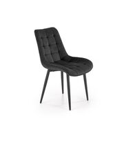 Стул HALMAR GANSO черный/черный