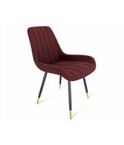 Стул Sheffilton SHT-ST37/S95-1 арт. СТ-380 рубиновое вино/черный муар/золото
