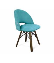 Стул Sheffilton SHT-ST34-1/S70 артикул СТ-529 голубая пастель/темный орех\черный