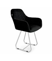 Стул Sheffilton SHT-ST38/S38 ночное затмение/хром лак