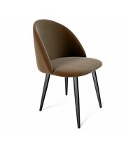 Стул Sheffilton SHT-ST35/S95 артикул СТ-379 кофейный ликер/черный муар