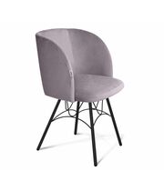 Стул Sheffilton SHT-ST33/S100 сиреневая орхидея/черный муар