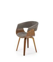 Стул HALMAR K545 серый/орех