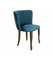 Стул Sheffilton SHT-ST36-1/S122 тихий океан/темный орех/черный муар