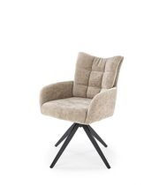 Стул HALMAR K540 бежевый/черный