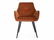 Стул SIGNAL GRAPE Velvet Bluvel 4215 корица/ч..