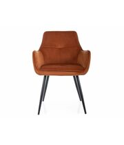 Стул SIGNAL GRAPE Velvet Bluvel 4215 корица/черный