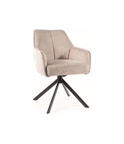 Стул SIGNAL NOTTI Brego 31 бежевый/черный