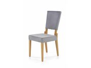 Стул HALMAR SORBUS серый/дуб медовый..