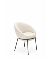 Стул HALMAR K482 бежевый/черный