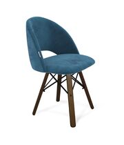 Стул Sheffilton SHT-ST34/S70  тихий океан/темный орех/черный