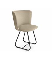 Стул Sheffilton SHT-ST36/S38 ванильный крем/черный муар