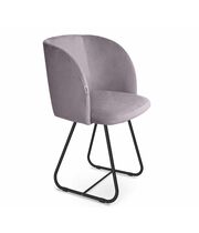 Стул Sheffilton SHT-ST33/S38 сиреневая орхидея/черный муар