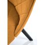 Стул HALMAR K561 горчичный/черный