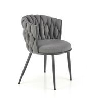 Стул HALMAR K516 серый/черный