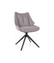 Стул SIGNAL CODA Brego 07 светло-серый/черный, поворотный